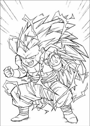 Online DBZ Coloring Pages   60096