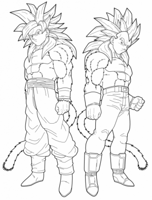 Online DBZ Coloring Pages   78742