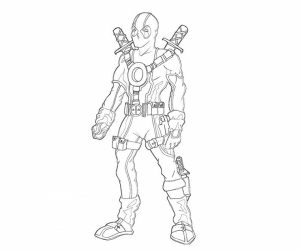 Online Deadpool Coloring Pages   357852