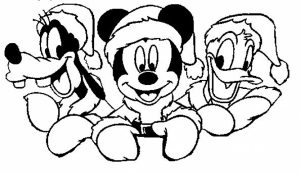 Online Disney Christmas Coloring Pages for Kids   OS92R