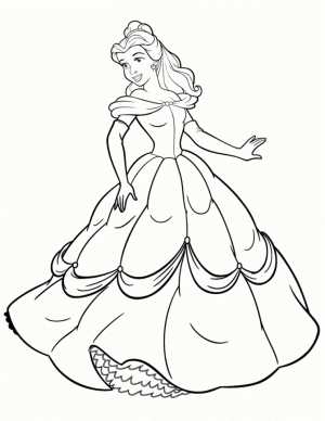 Online Disney Princess Coloring Pages   289283