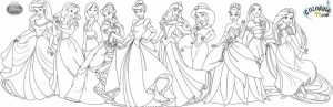 Online Disney Princess Coloring Pages   358885