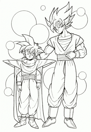 Online Dragon Ball Z Coloring Pages   10238