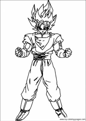 Online Dragon Ball Z Coloring Pages   583