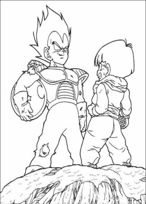 Online Dragon Ball Z Coloring Pages   58358