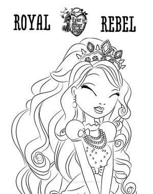 Online Ever After High Coloring Pages   10437
