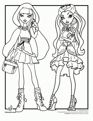 Online Ever After High Coloring Pages   43569