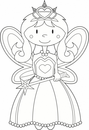Online Fairy Coloring Pages   47429