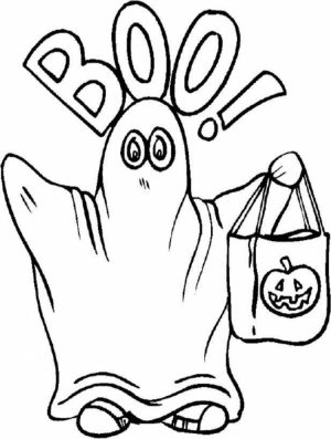 Online Ghost Coloring Pages   17433