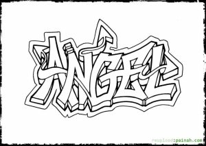 Online Graffiti Coloring Pages   37425