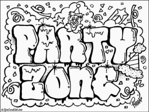 Online Graffiti Coloring Pages   83723