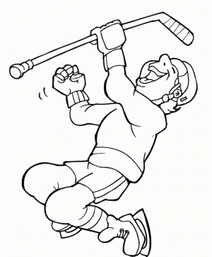 Online Hockey Coloring Pages   17433