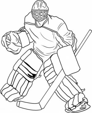 Online Hockey Coloring Pages   61800