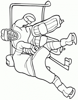 Online Hockey Coloring Pages   88275