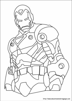 Online Ironman Coloring Pages   17433