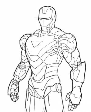 Online Ironman Coloring Pages   60096
