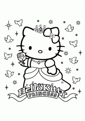Online Kitty Coloring Pages to Print   58041