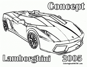Online Lamborghini Coloring Pages   17433