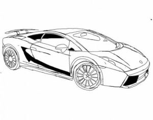 Online Lamborghini Coloring Pages   78742