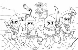 Online Lego Ninjago Coloring Pages   358884