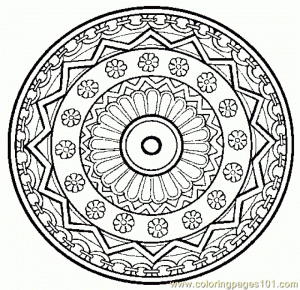 Online Mandala Coloring Pages For Adults   37425