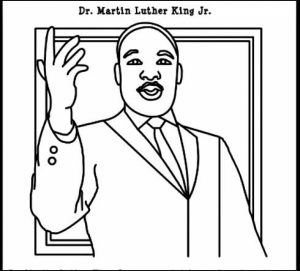 Online Martin Luther King Jr Coloring Pages to Print   swsyq
