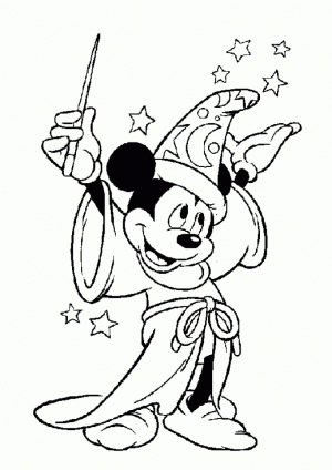 Online Mickey Coloring Pages   34136