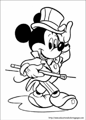 Online Mickey Coloring Pages   37425