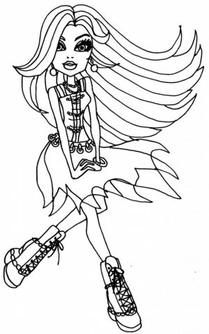 Online Monster High Coloring Pages   357862