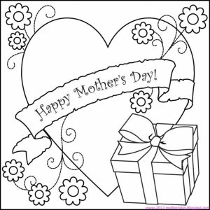 Online Mothers Day Coloring Pages to Print   40802