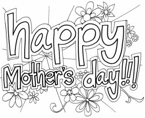 Online Mothers Day Coloring Pages to Print   52810