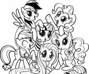 Online My Little Pony Friendship Is Magic Coloring Pages to Print   58042