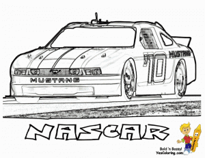 Online Nascar Coloring Pages to Print   30569