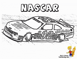 Online Nascar Coloring Pages to Print   51940