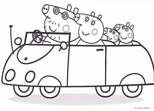 Online Peppa Pig Coloring Pages   47426