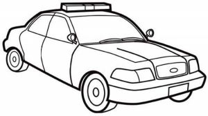 Online Police Car Coloring Pages   10437