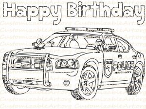 Online Police Car Coloring Pages   50959