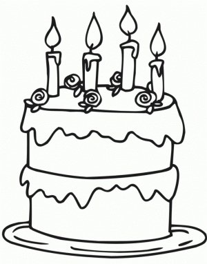 Online Printable Cake Coloring Pages   rczoz