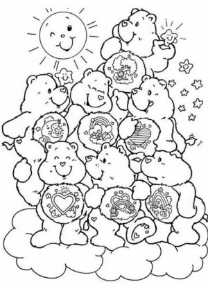 Online Printable Care Bear Coloring Pages   rczoz