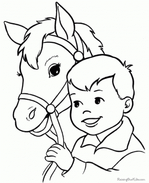 Online Printable Horses Coloring Pages   4z5CB