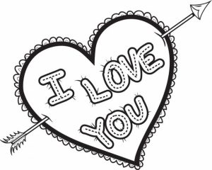 Online Printable I Love You Coloring Pages   rczoz
