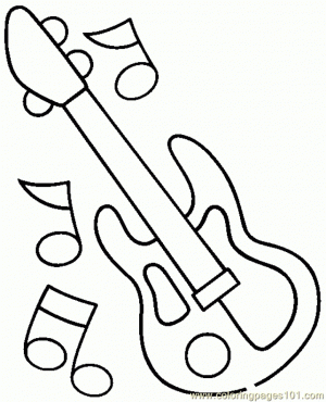 Online Printable Music Coloring Pages   67137