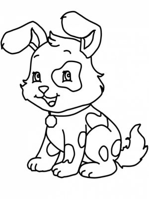 Online Printable Puppy Coloring Pages   4G45S