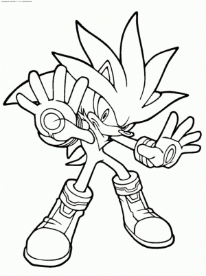 Online Printable Sonic Coloring Pages for Kids   83941