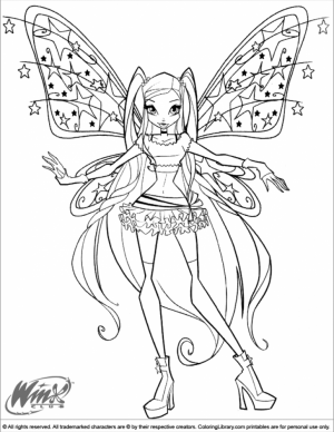 Online Printable Winx Club Coloring Pages   rczoz