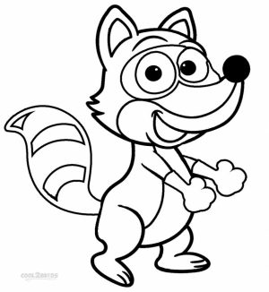 Online Raccoon Coloring Pages   38730