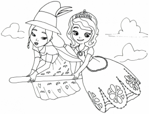 Online Sofia the First Coloring Pages   10236