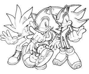 Online Sonic Coloring Pages   357848