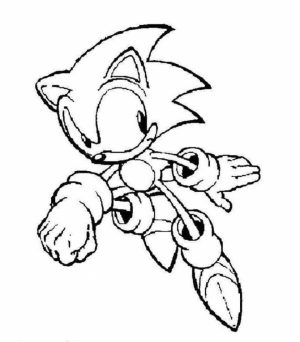 Online Sonic Coloring Pages   476853
