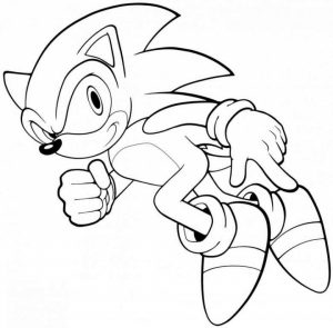 Online Sonic Coloring Pages   569674
